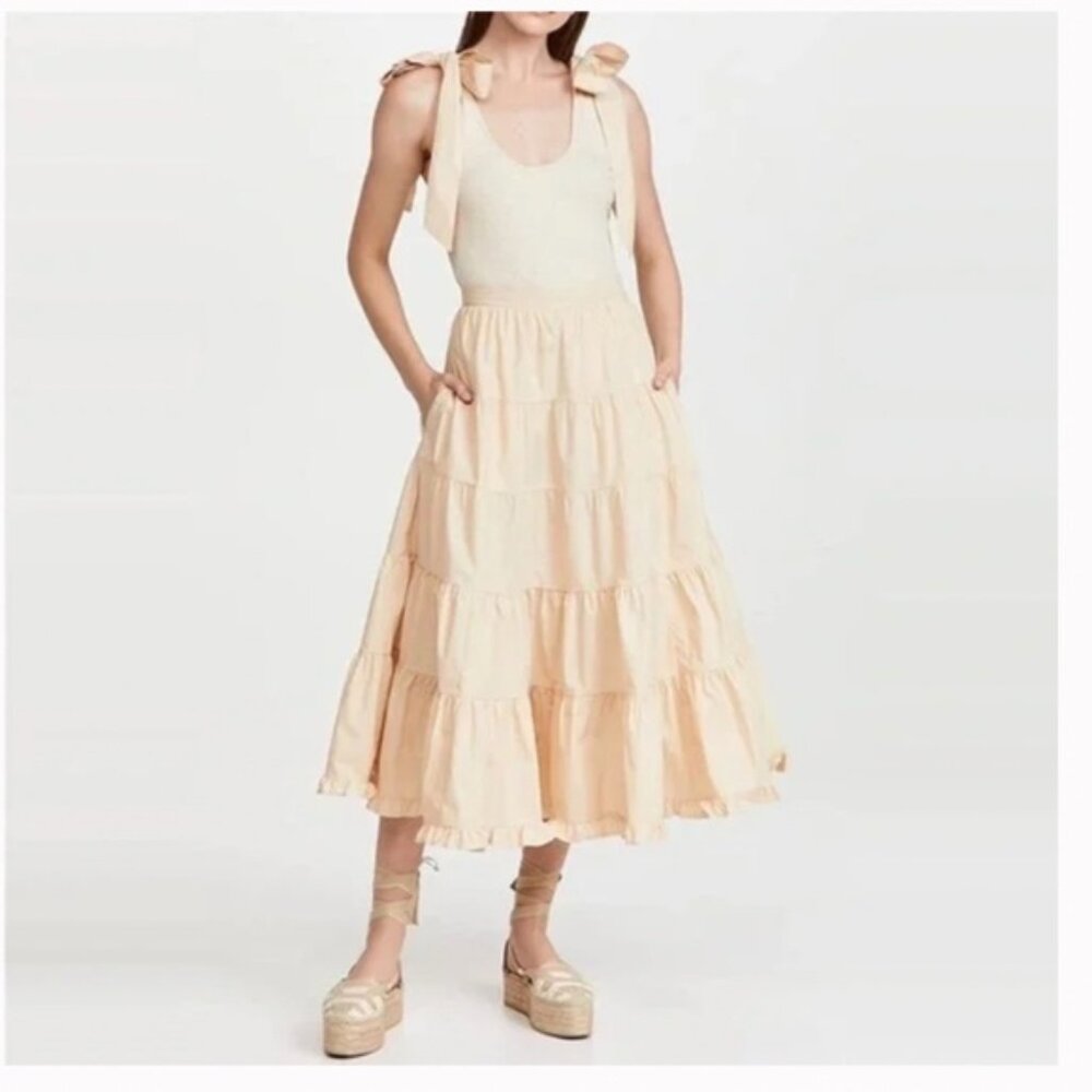 NWT Ulla Johnson Hope Dress in Oatmeal Size S $395!